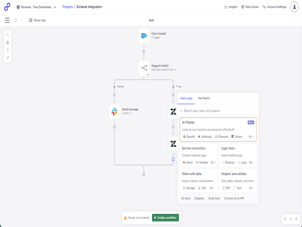 Tray.io screenshot 1